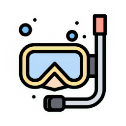 Scuba Mask and Snorkel